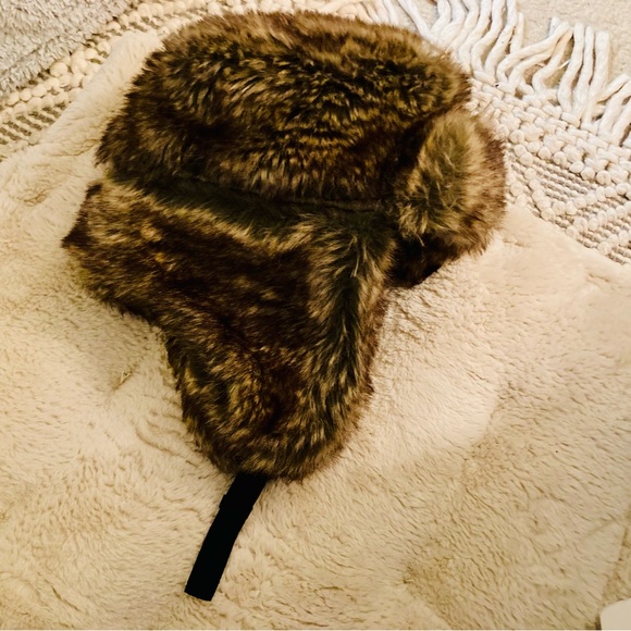 Faux Fur Trapper Hat - Brown - Picture 2 of 2